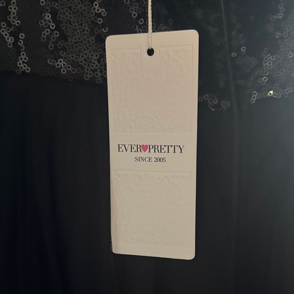 Ever Pretty Black Sequin Maxi Dress - Picture 4 of 6